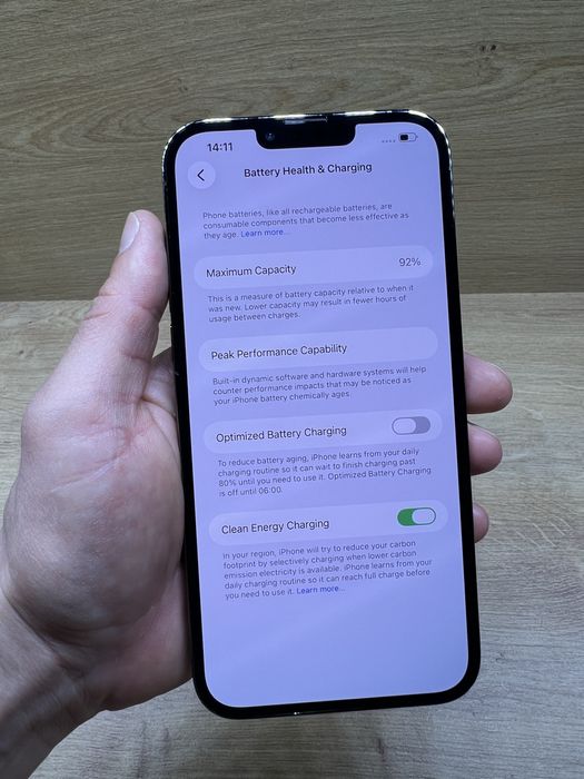iPhone 13 PRO MAX 128Gb Black 92% battery life
