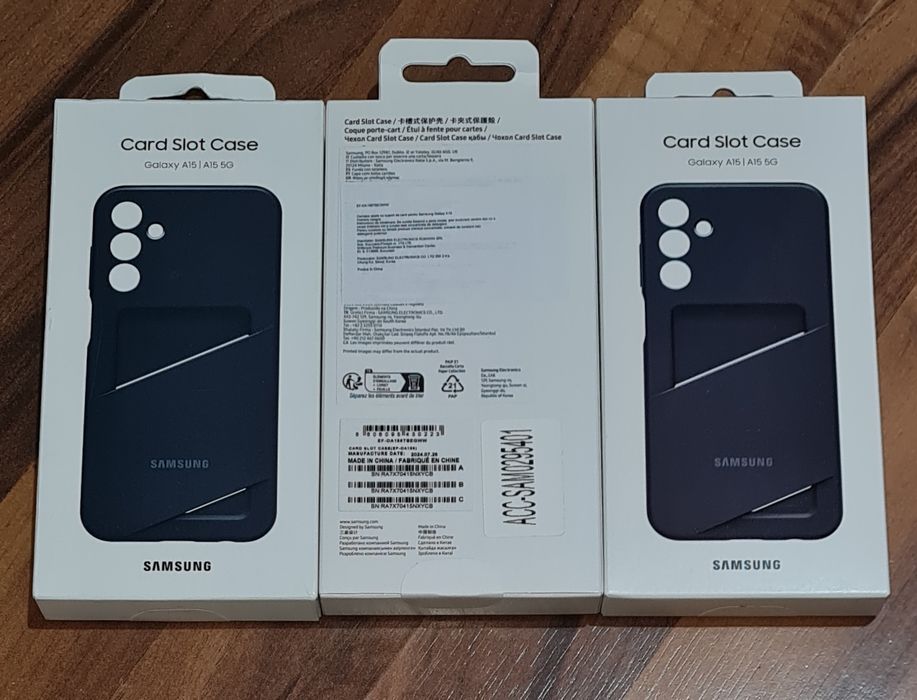 Husa silicon originala Samsung Card Slot Case Galaxy A15 si A15 5G