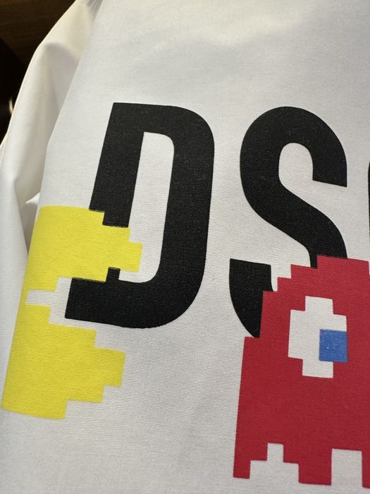 Уникална мъжка риза Dsquared Pac-Man !