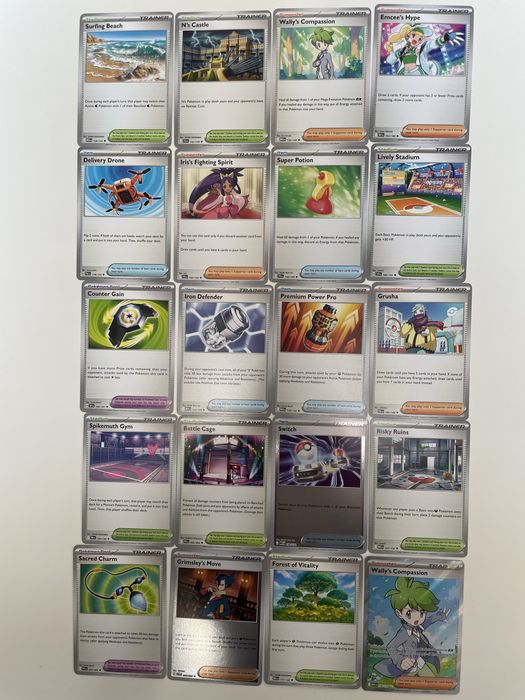 Lot Pokemon TCG  Trainers cards holo/reverse