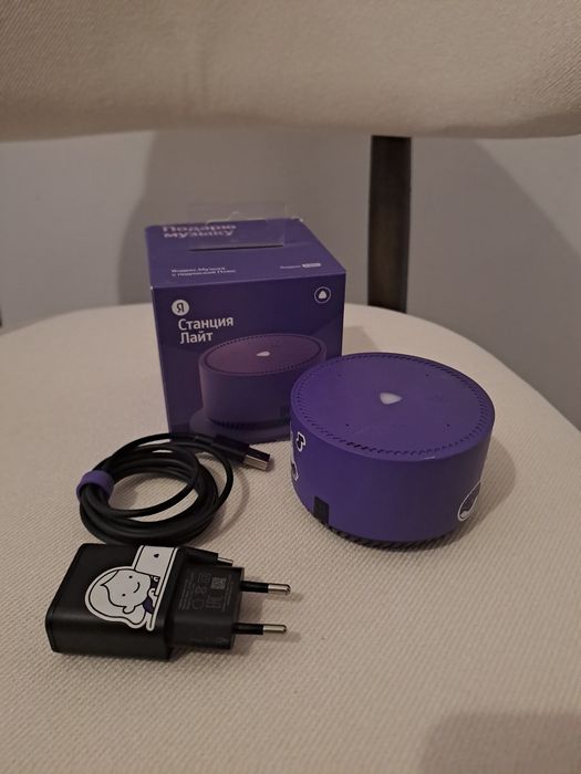 Мини колонка Яндекс лайт Алиса