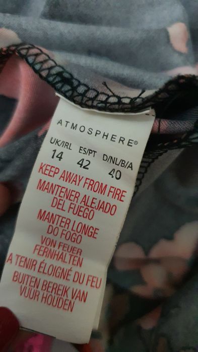 Rochie cu flori scurta midi Atmosphere