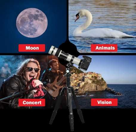 BENOISON 420-800 мм F8.3-16 супер телеобектив с вариометър