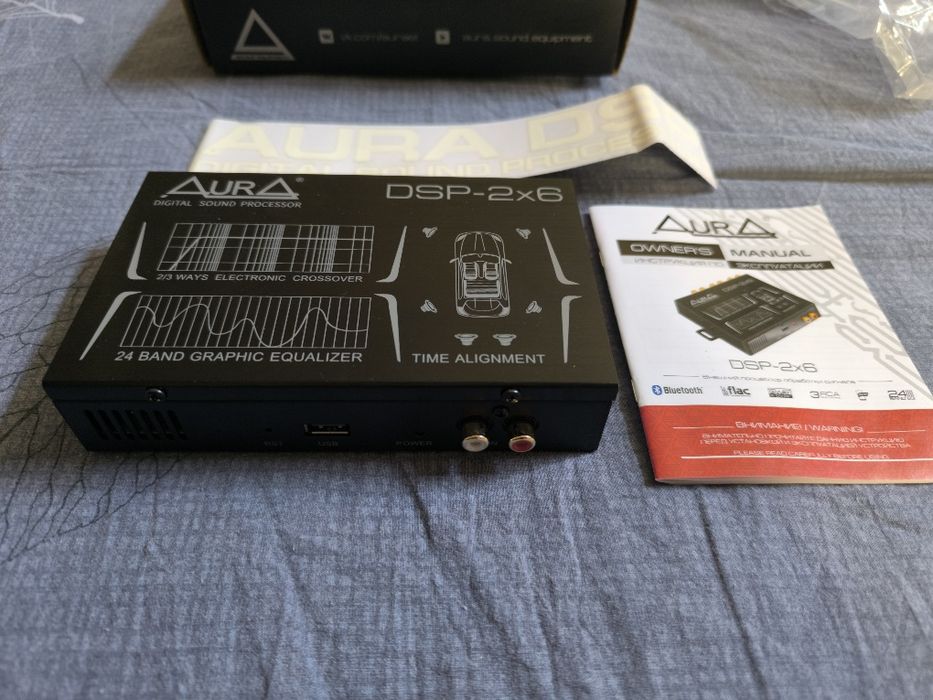 Автомобильный процессор Aura dsp-2х6