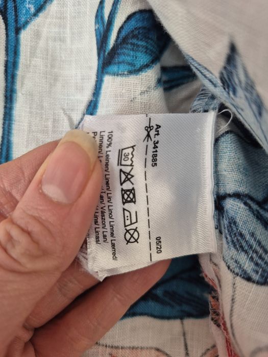 Ленена риза с тропически принт CECIL | 100% Лен | Размер S