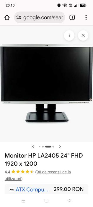Vând monitor HP  doar zona gherla