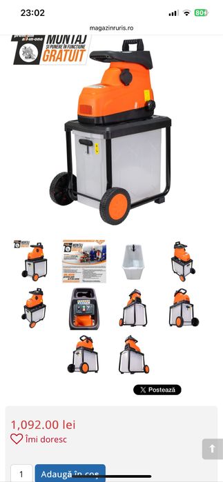 Vand tocator crengi RURIS ST200s