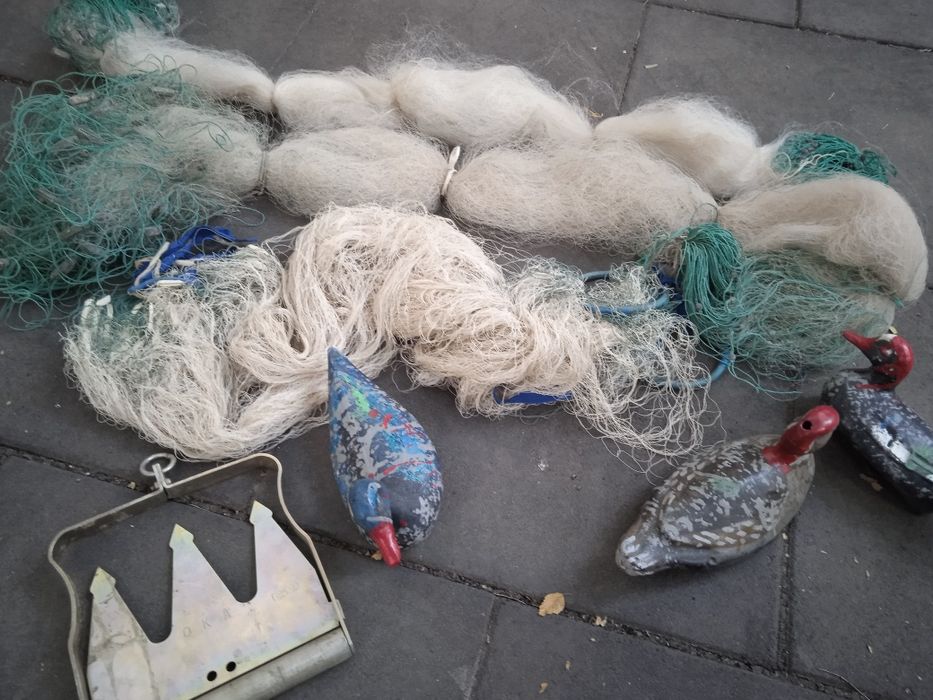 Якорь СССР, сети , крючьки , поплавки , утки