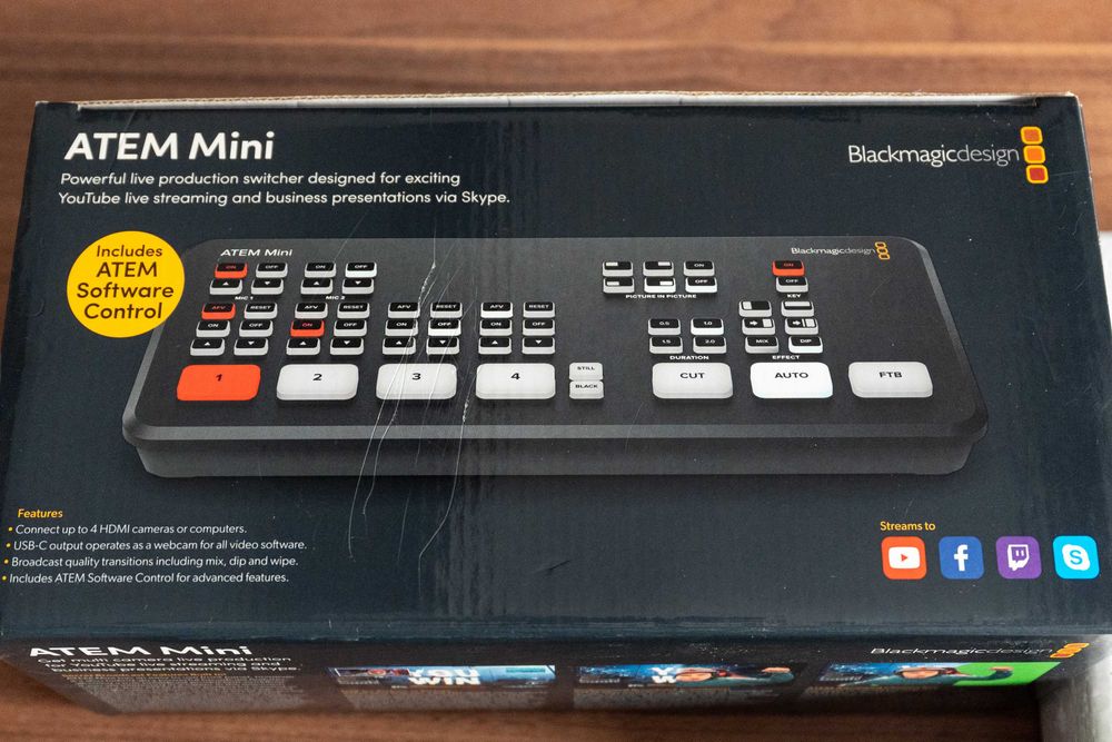 Mixer video - Blackmagic Atem Mini