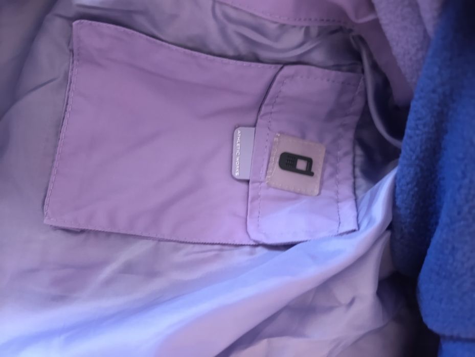 Зимно ски яке със свалящ се полар