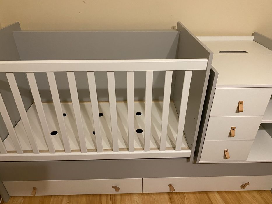 Бебешко легло кошара Kikkaboo lorena grey