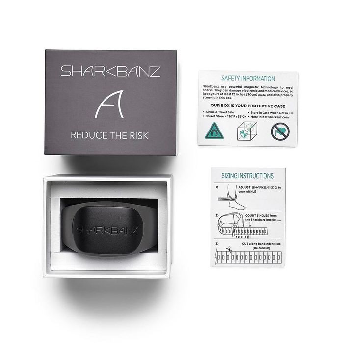 Браслет SHARKBANZ-2 ® для защиты от акул, скатов для дайвинга! серфинг