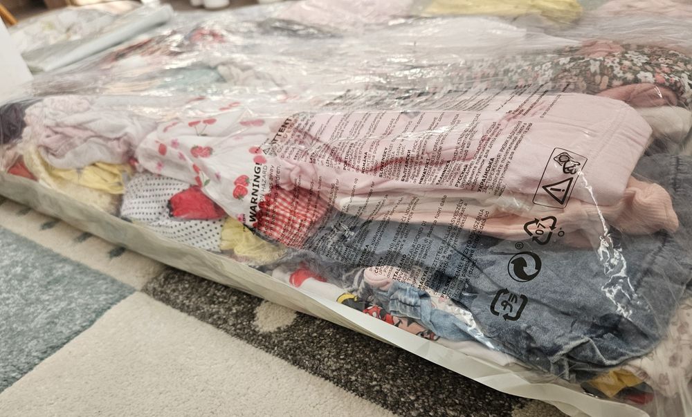 Lot hainute bebelus fetita 0-6 luni & 2 sisteme infasare nou-nascut