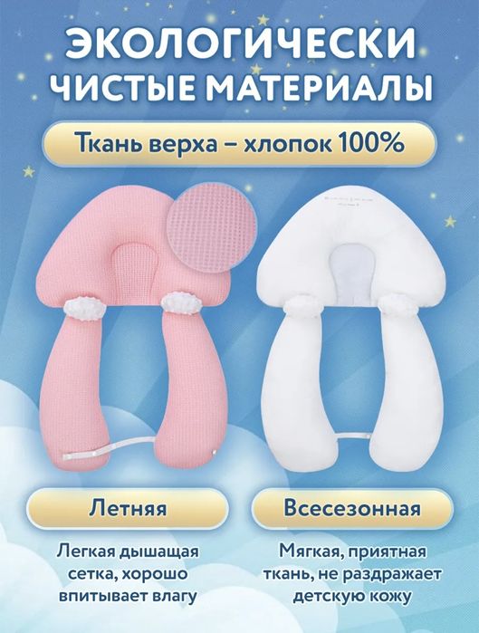Подушка для новорождённых, подушка позиционирование для детей.