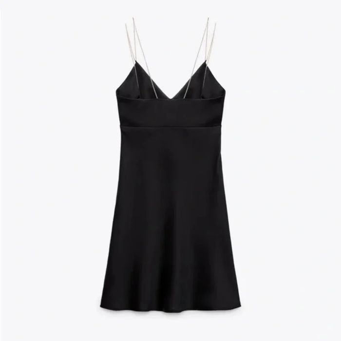 Черна рокля ZARA