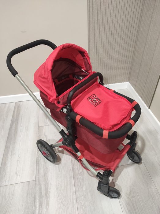 Стильная коляска для кукол 2 в 1