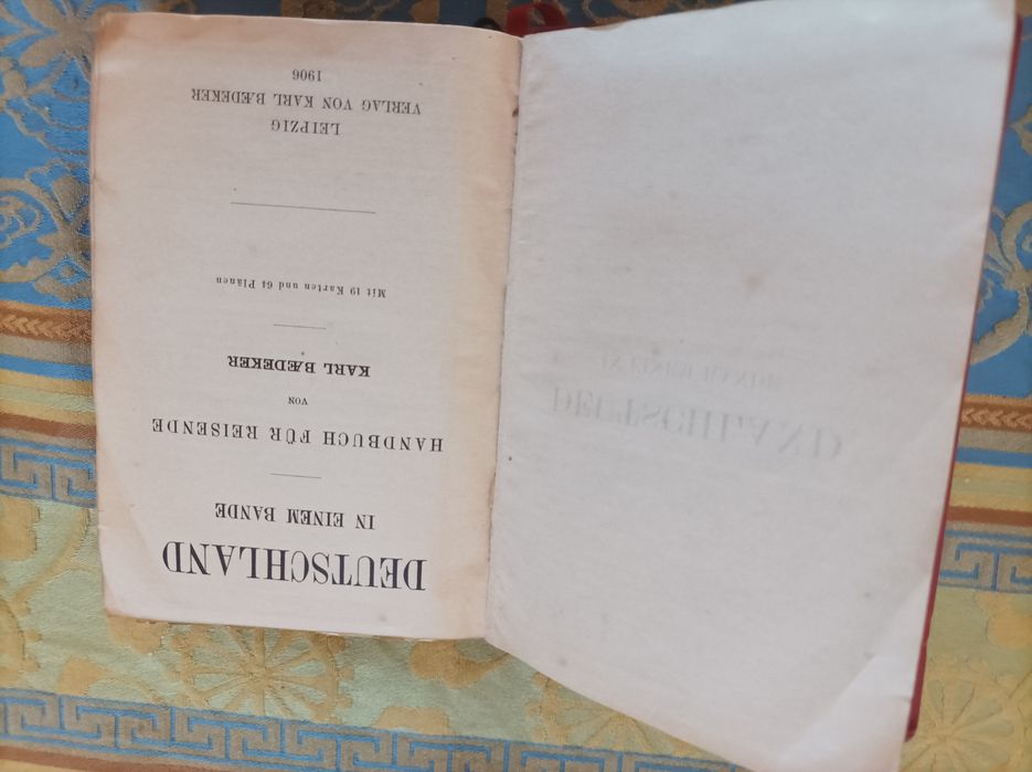 Deutschland in einem Bande - BAEDEKER, Karl , антикварна книга 
BAEDEK