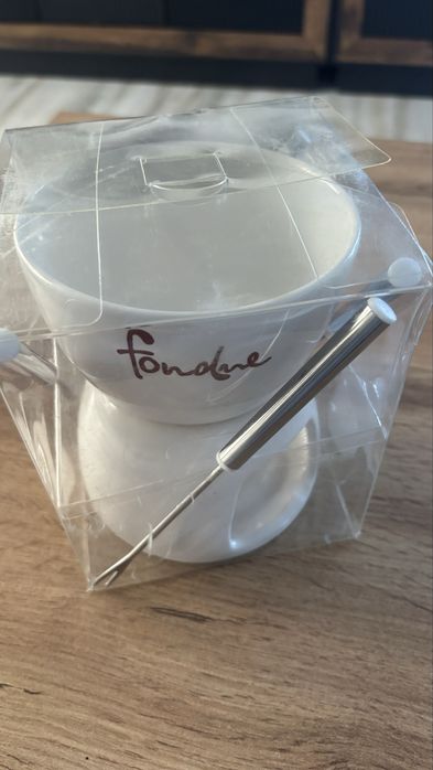Set fondue ceramica - 4 persoane