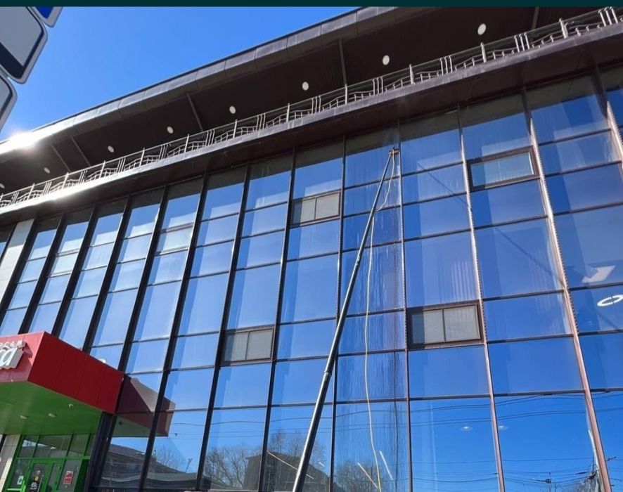 Мойка фасадов и окон