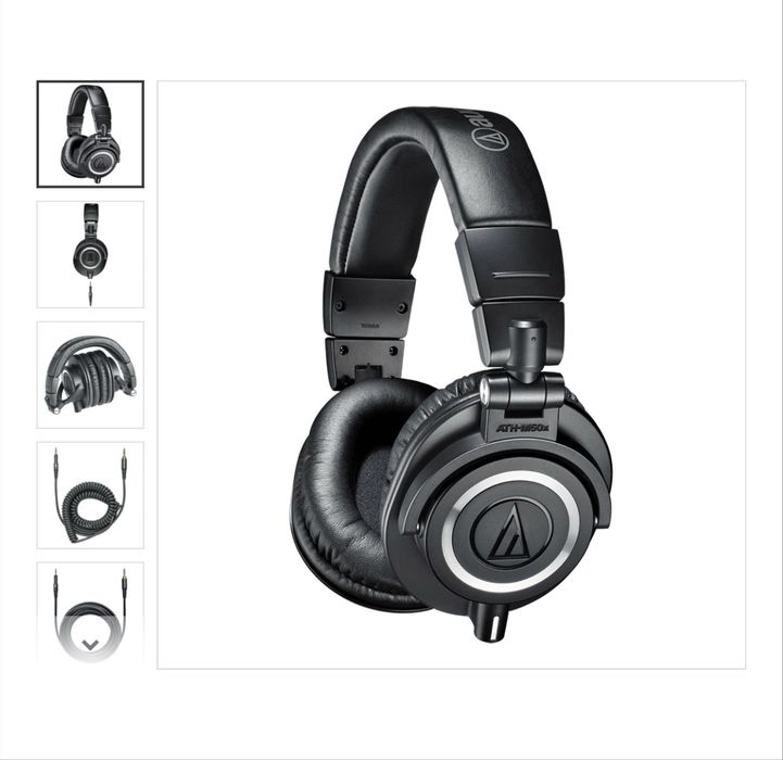Слушалки Audio-Technica ATH-M50x