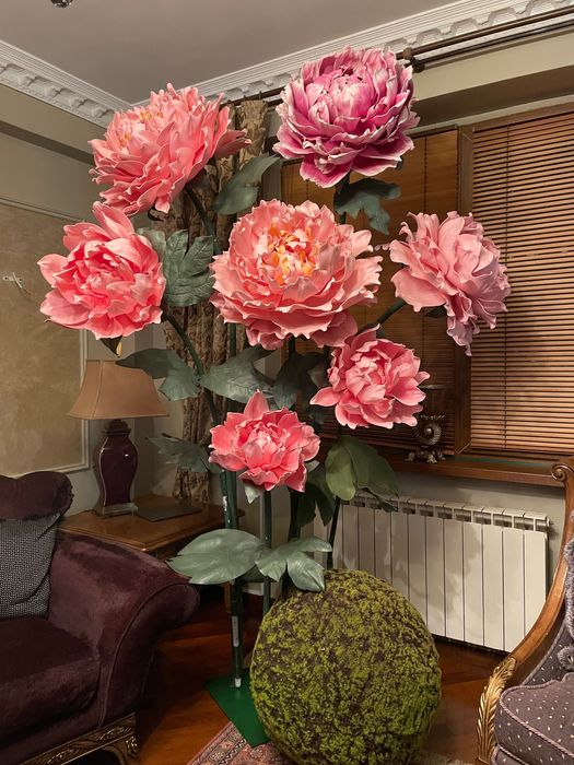 Цветы ростовые из изалона