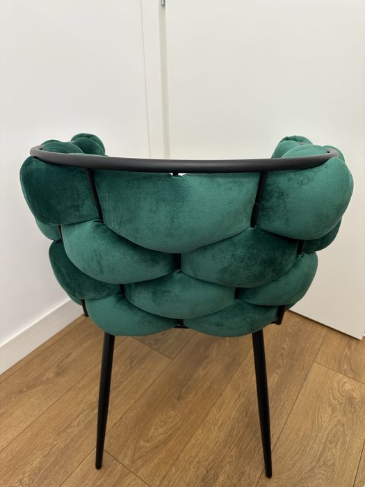 Scaun dining tapiterie catifea