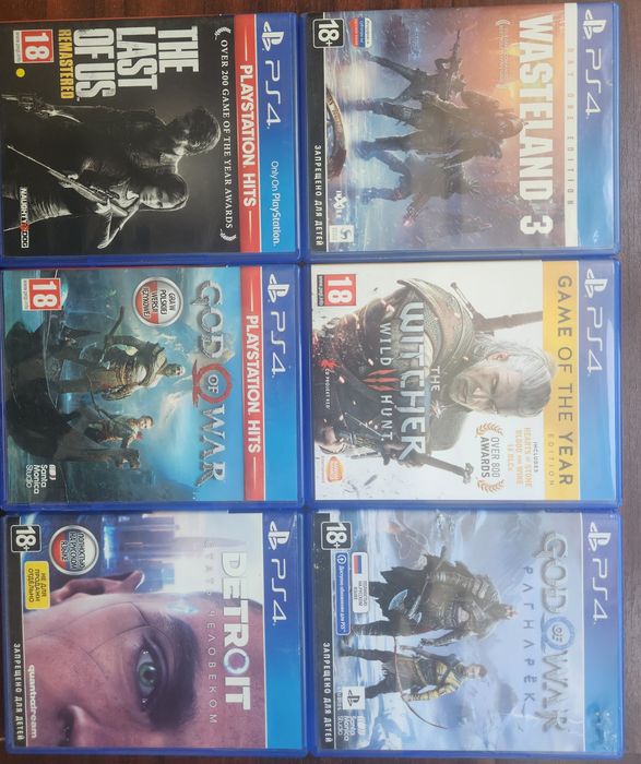 Диски с играми на Sony PlayStation 4 / 5