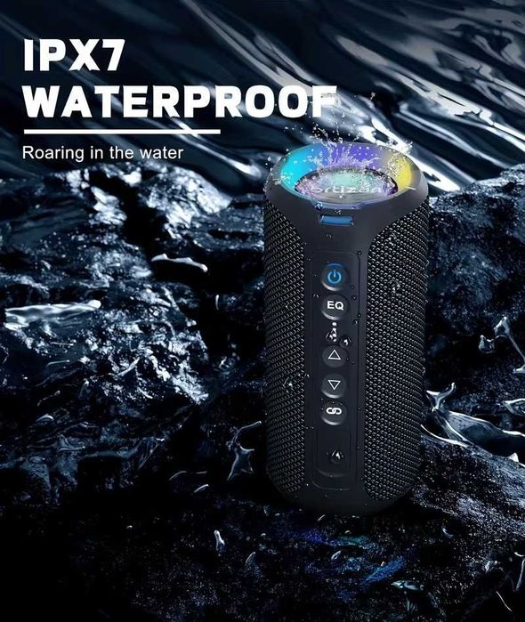 Чисто нова преносимa Bluetooth колонка Ortizan X8 Pro с 40W стерео звук, SD карта, AUX