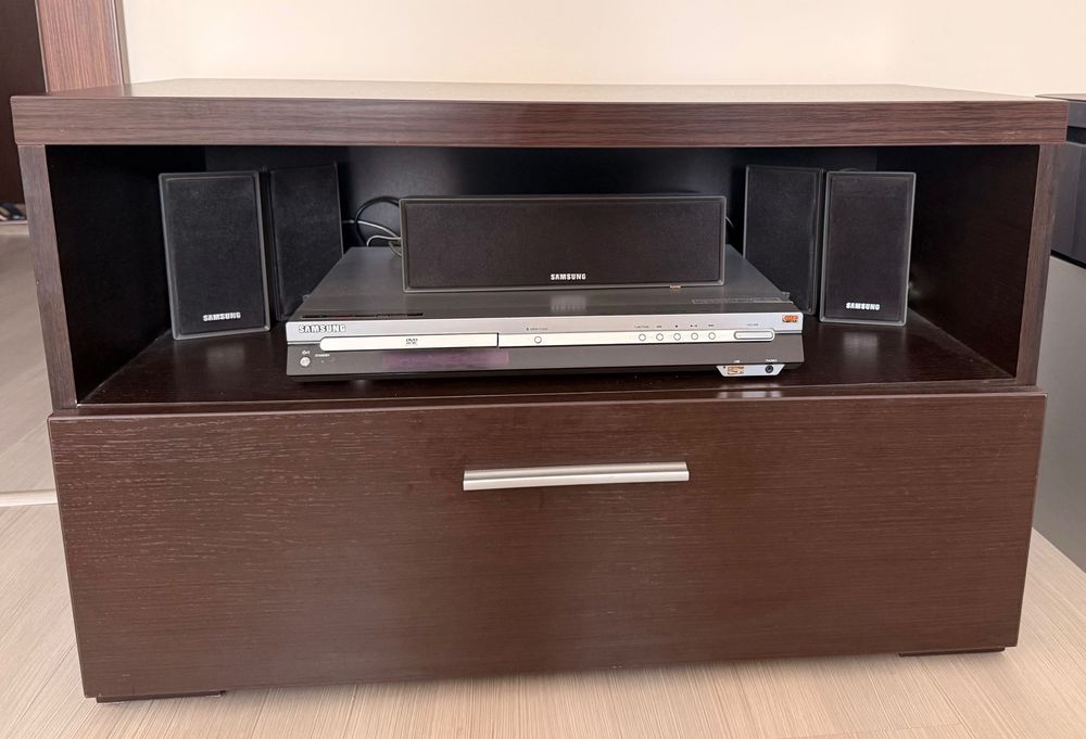 Set Mobilier Living-Comoda TV+Masa de Cafea+Comoda  (Wenge)