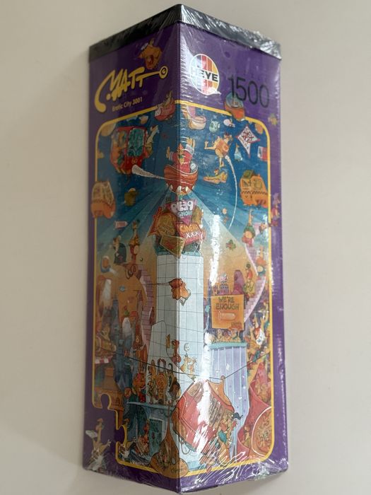 Puzzle RARE HEYE 1500 Erotic City 3001 – MATT 1996 SIGILAT