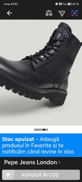 Ghete Pepe Jeans London 43