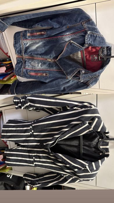 Дамско сако и дънково яке