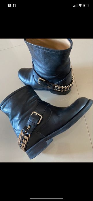 Ghete piele Elisabetta Franchi 36