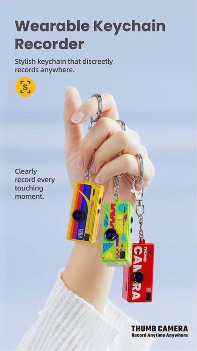 Мини-камера Thumb Camera Full HD 1080P