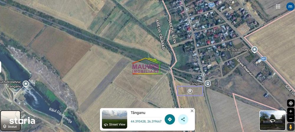 Vand teren intravila in sat Tanganu, comuna Cernica