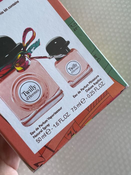 Set Hermes original cu miniatura edp