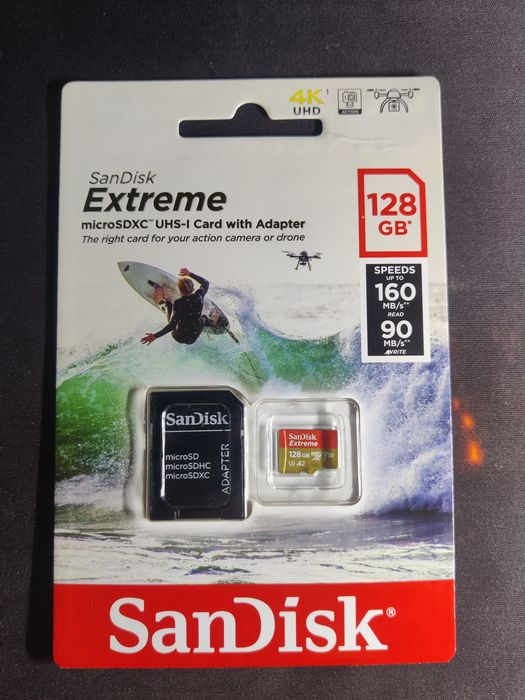 Карта памет SANDISK Extreme microSDXC 128GB  160MB/s