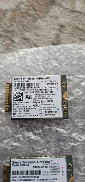 Modul Wireless Sierra Wireless EM7455 4G/LTE 300/50 Mbit, HSPA + NGF