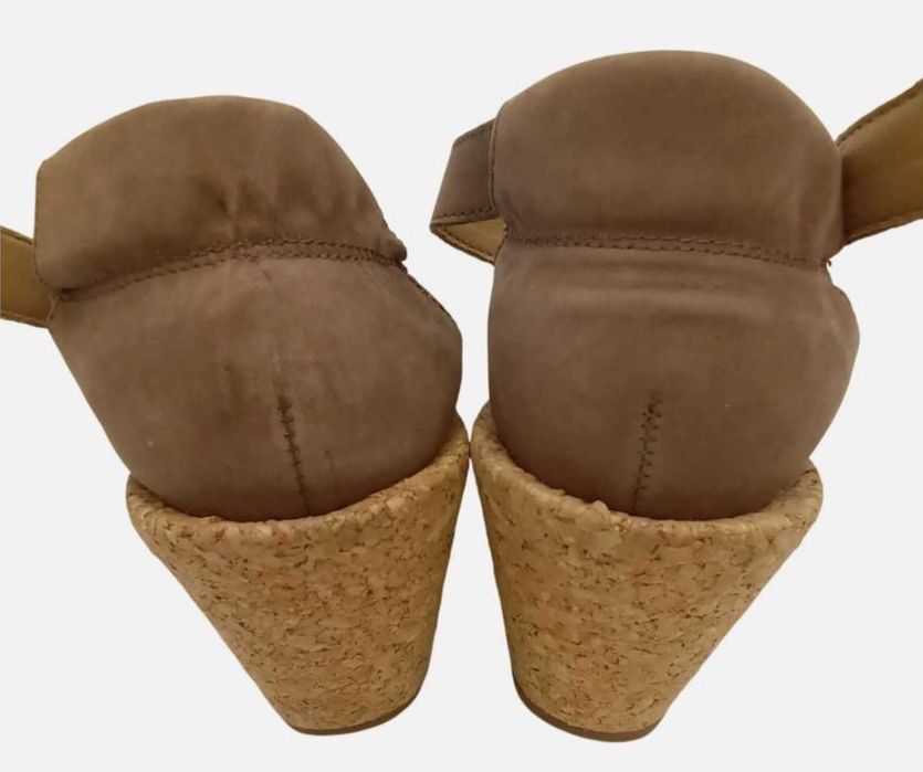 НОВИ CLARKS сандали на платформа-корк, №39