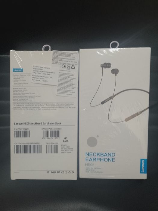 Bluetooth Слушалки Lenovo HE05 SPORT