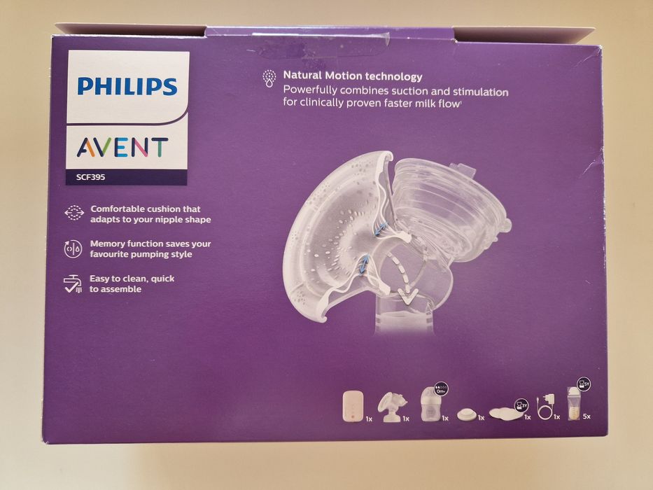 Единична електрическа помпа за кърма Philips Natural Motion