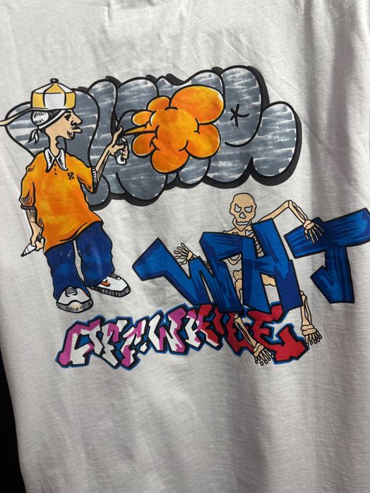 Vând tricou barbati Off White alb xxl