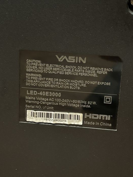 Yasin LED-40E3000