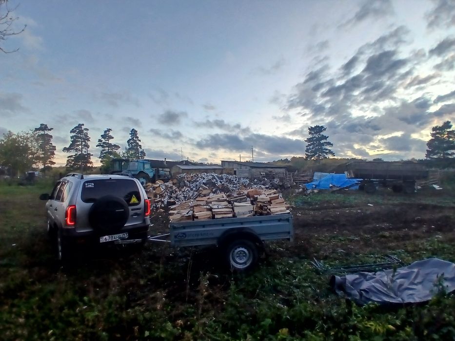 Дрова.берёза.прицеп.