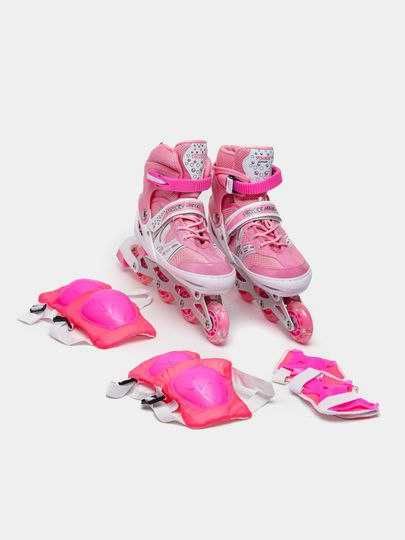 Качественные детские ролики  + защитники + доставка