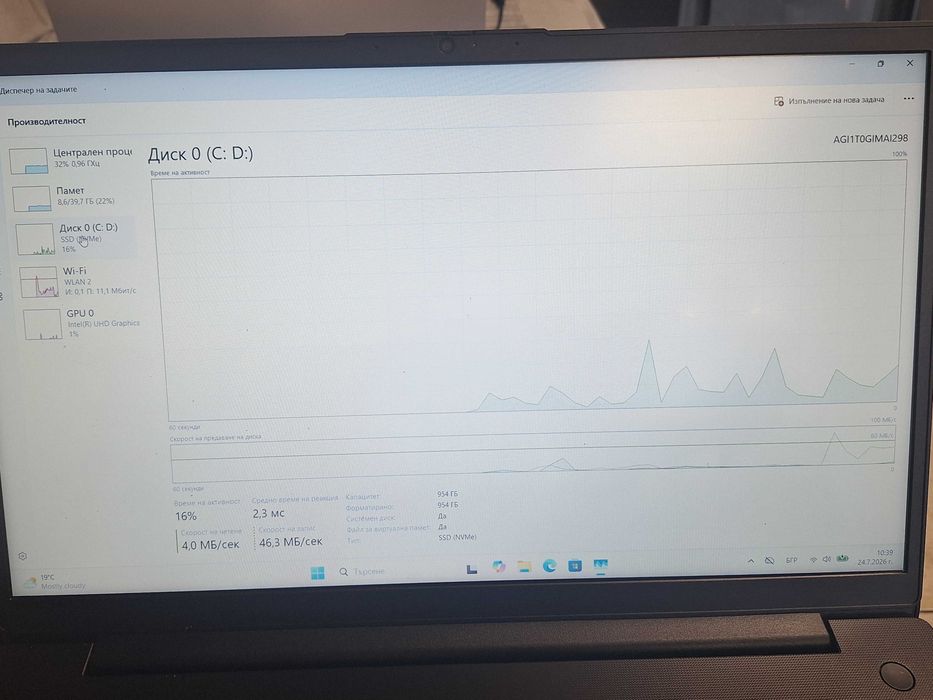 Лаптоп Lenovo V15