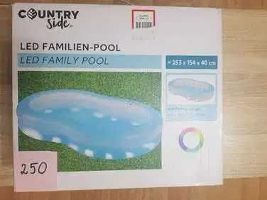 Piscină de familie, cu LED