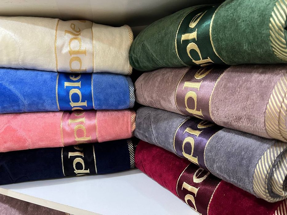 Махровый Полотенца,  Баней Халат, состав 100 % хлопок.