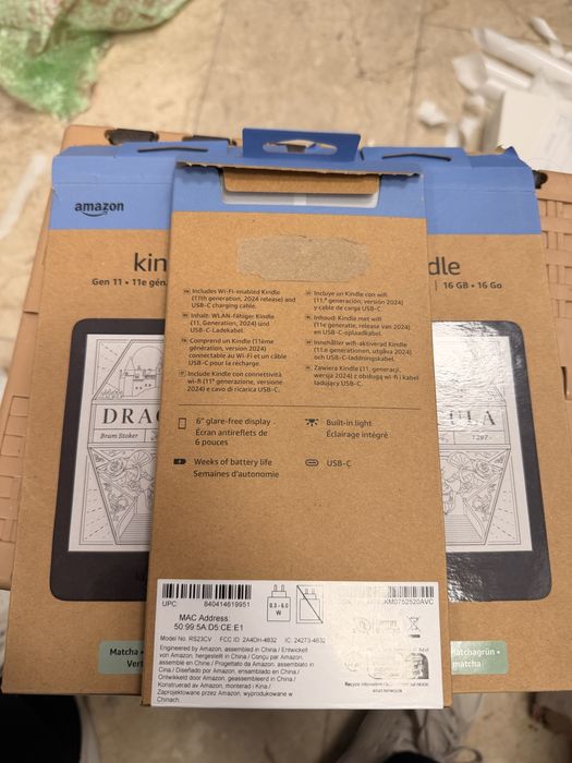 Amazon Kindle gen 11 model 2024 ecran 6” usb c 16gb lumina integrata