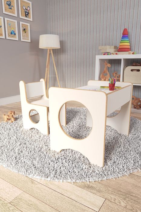 Детска маса със 1 стол Монтесори